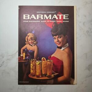 Vintage 1965 Southern Comfort Barmate Playboy Bartender Guide